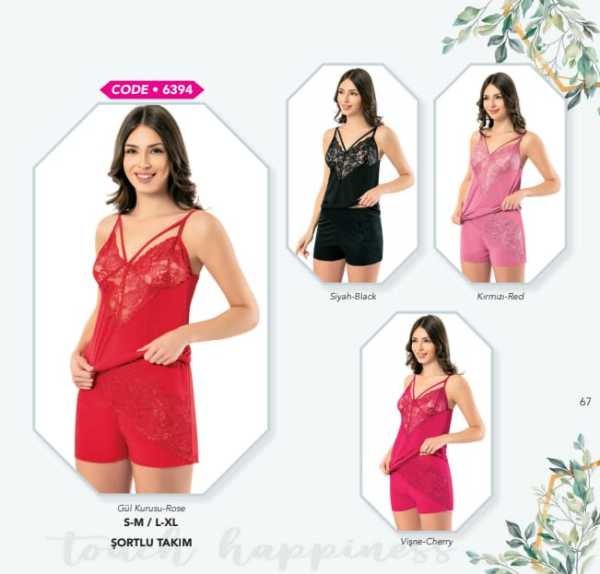 Kota 6394 Modelli Gecelik Vişne