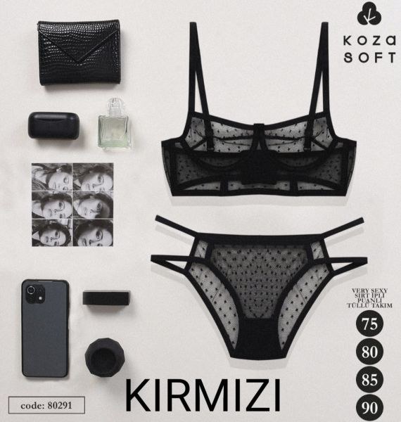 Koza 80291 Sütyen Takım Kırmızı