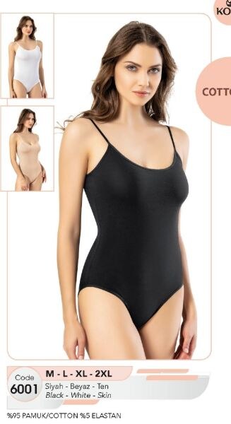Kota 6001 Bayan Çıtçıtlı İp Askı Body Gri