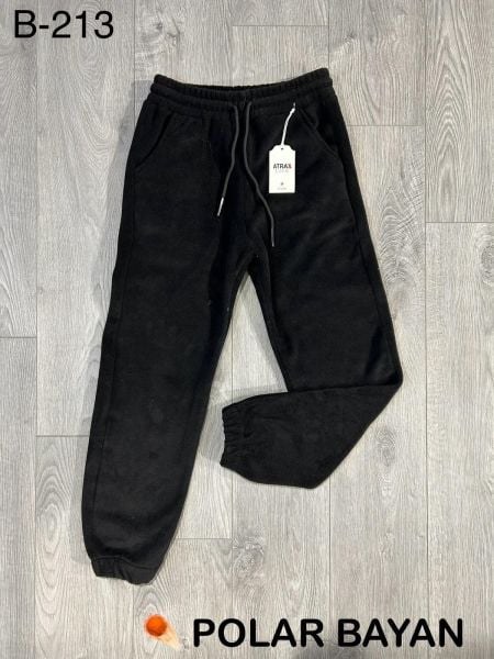 Atr B-213 Bayan Polar P.Lastikli Eşofman Alt Gri