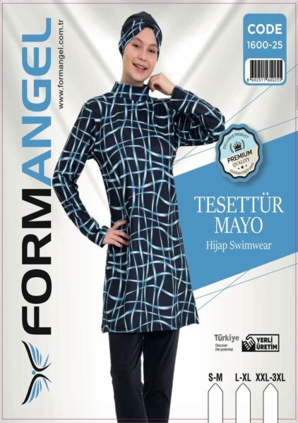 Form Angel 1600-25 U.Kol F.Likra Tesettür Mayo