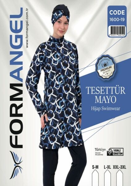 Form Angel 1600-19 U.Kol F.Likra Tesettür Mayo