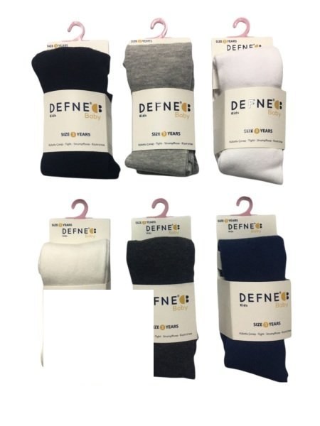 Defne 013-21 Kız Çocuk Külotlu Çorap 3 No