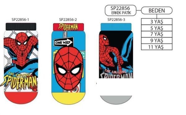 ÇİMPA SP22856 SPİDERMAN ÇOCUK PATİK