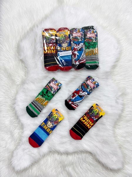 Çimpa AV23073 Avengers Soket Çorap