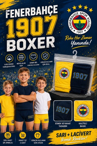 ÇİMPA FB22752 FENERBAHÇE ÇOCUK BOXER