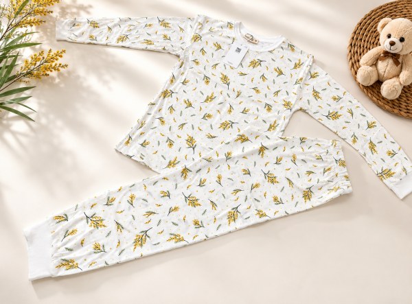 İsobel 51512 Karışık Desenli Pijama Takmı 9-13 Yaş