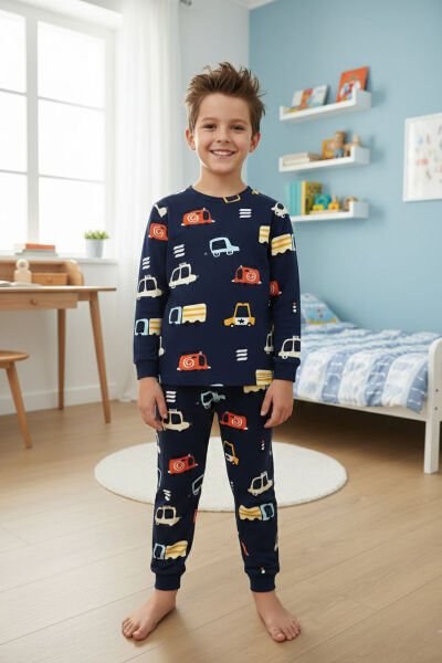 İsobel 61310 İnterlok Pijama Takım 4-8 Yaş