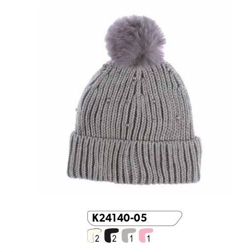 Kitti K24140-05 Garson Kız Boncuklu Bere 9-15 Yaş