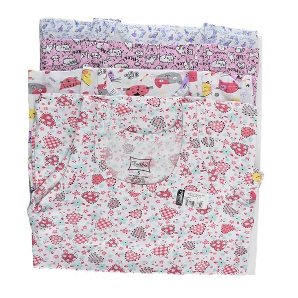 TUTKU 0848 KIZ GENİŞ ASKI EMPİRME ATLET ASORTİ