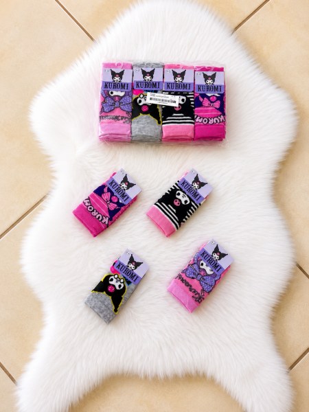 Çimpa KR23085 Kuromi Patik Çorap