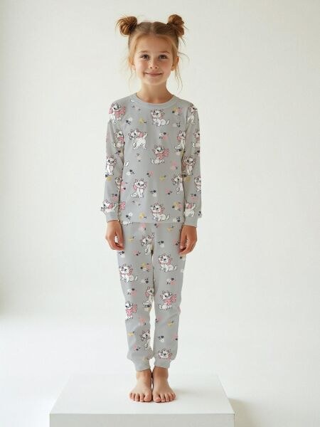 Elmas 4094-3 Kız Çocuk 9-13 Yaş Pijama Takım