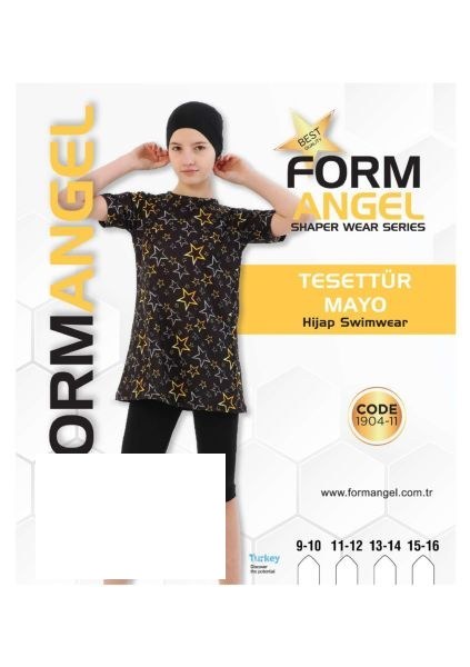Form Angel 1904-11 Çocuk Tesettür Mayo 9-16 Yaş