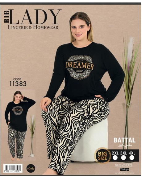 Battal Uzun Kol Pijama Takımı