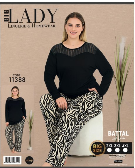 Battal Uzun Kol Pijama Takımı