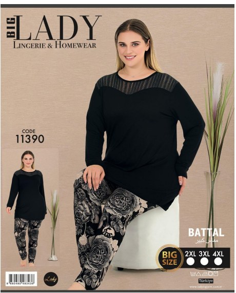Battal Uzun Kol Pijama Takımı