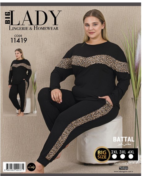 Battal Uzun Kol Pijama Takımı