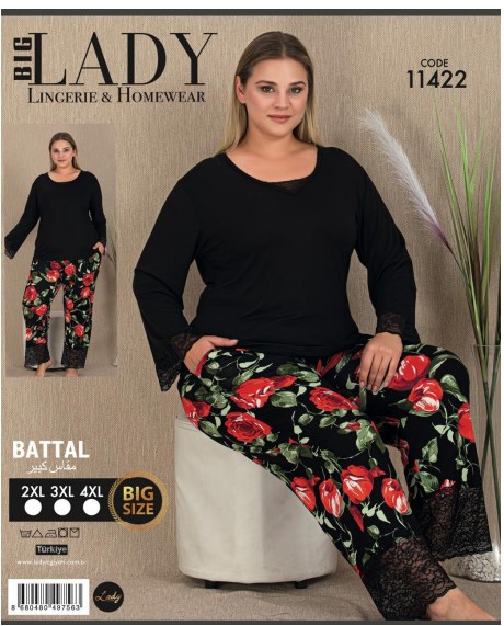 Battal Uzun Kol Pijama Takımı