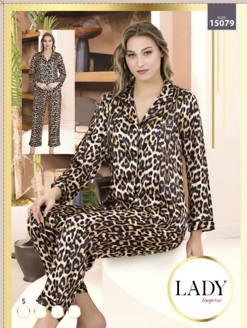Saten Baskılı Pijama Takımı