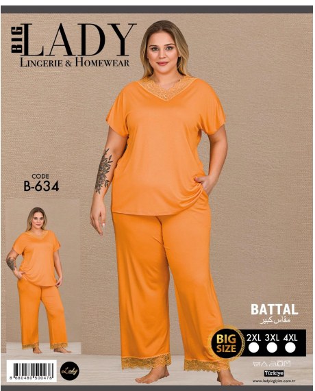 Battal Kısa Kol Pijama Takımı