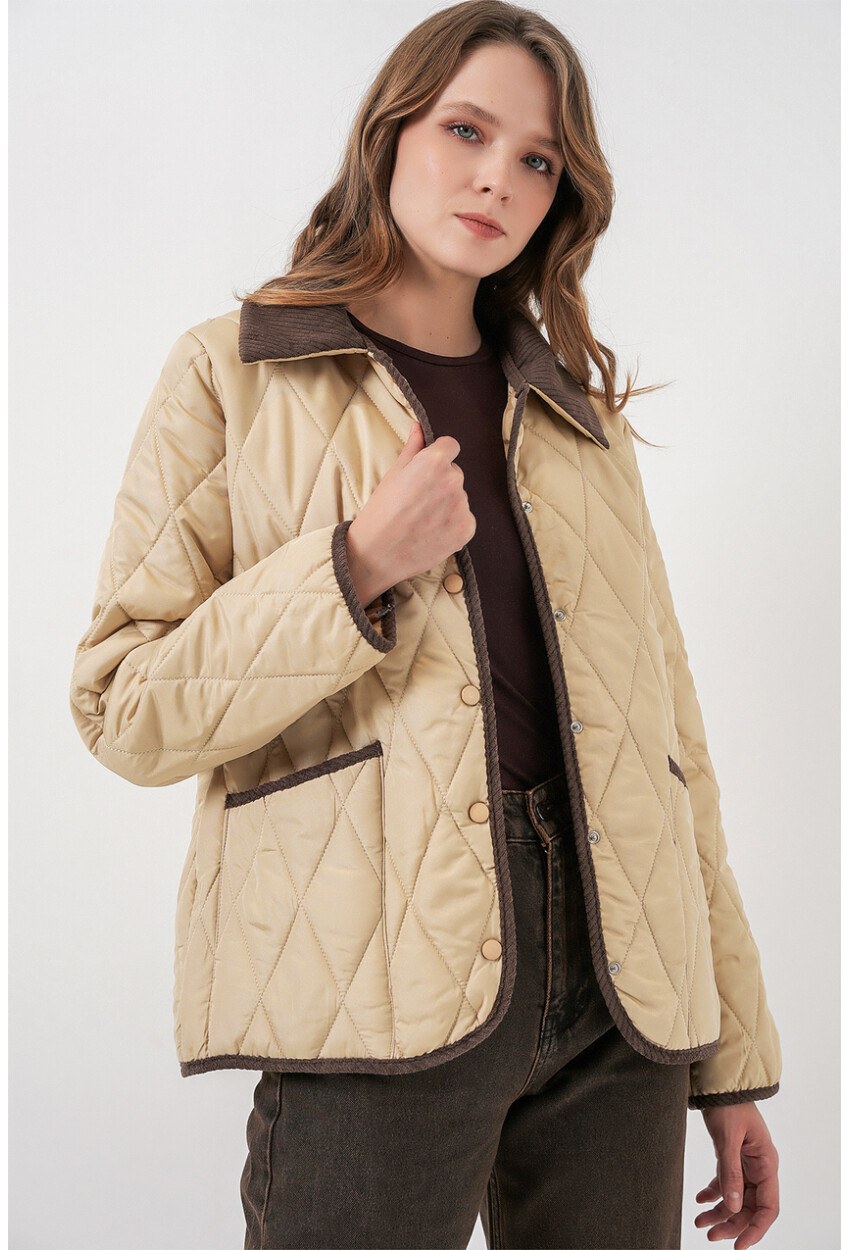 Kadın Kapitone Oversize Mont 5226