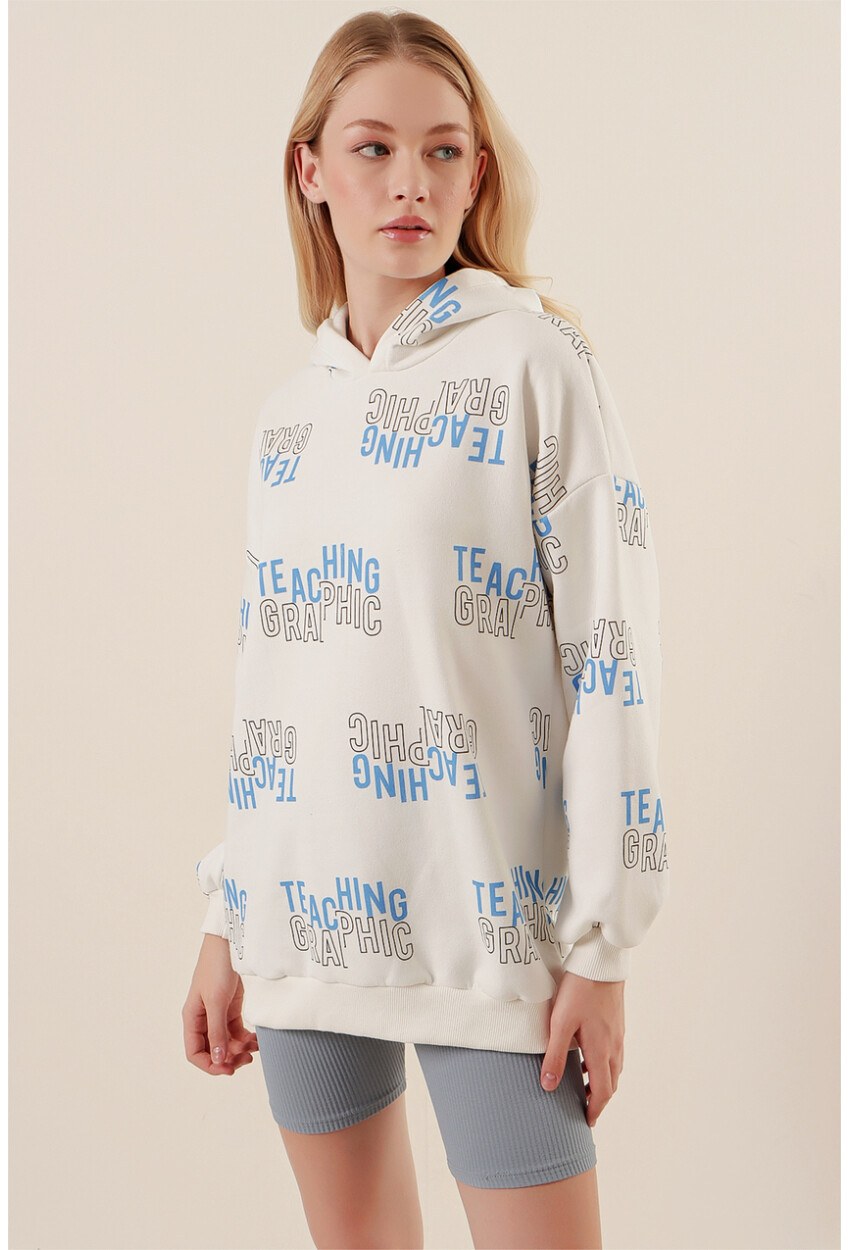 4125 Oversize Sweat Elbise