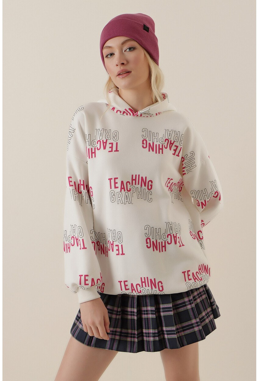 4125 Oversize Sweat Elbise