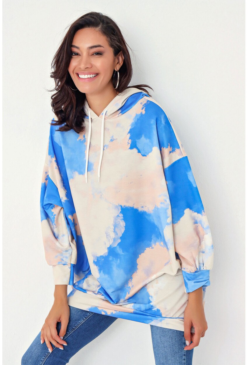 4125 Oversize Sweat Elbise
