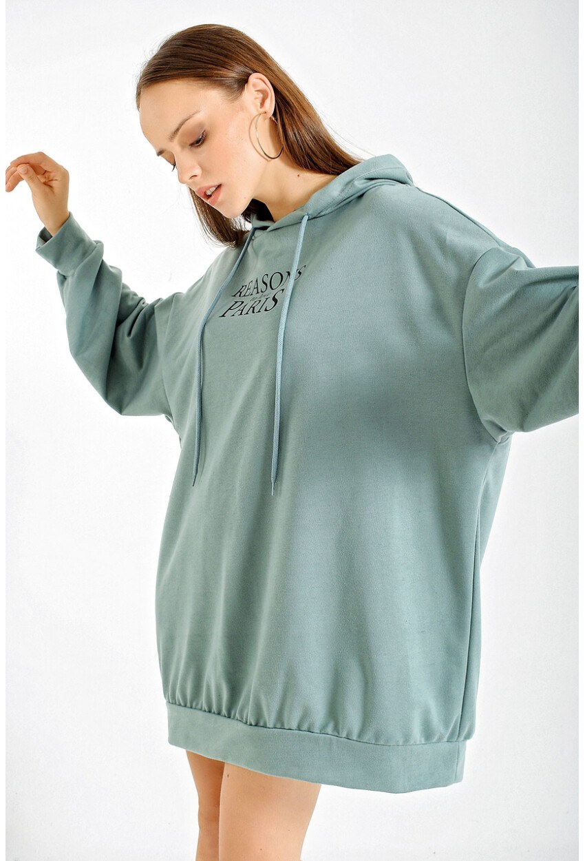 4125 Oversize Sweat Elbise