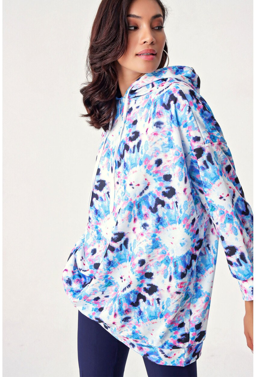 4125 Oversize Sweat Elbise