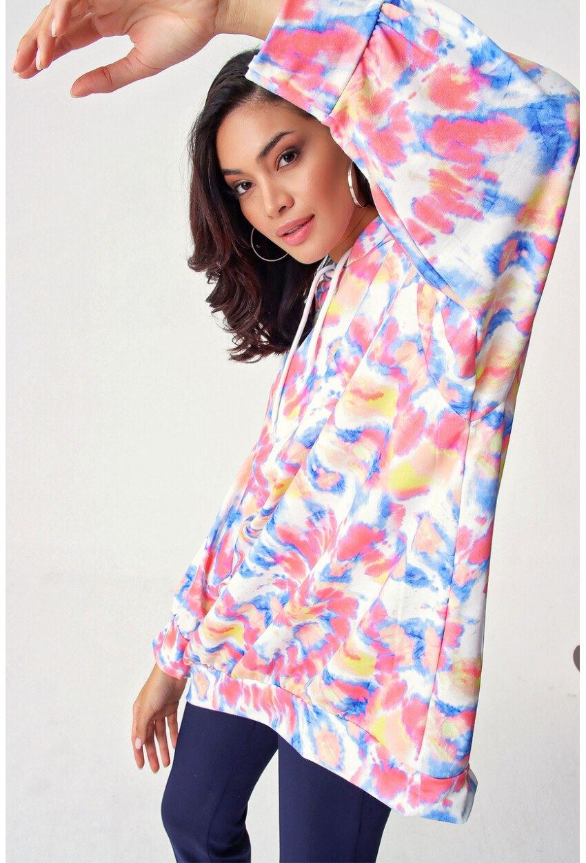 4125 Oversize Sweat Elbise