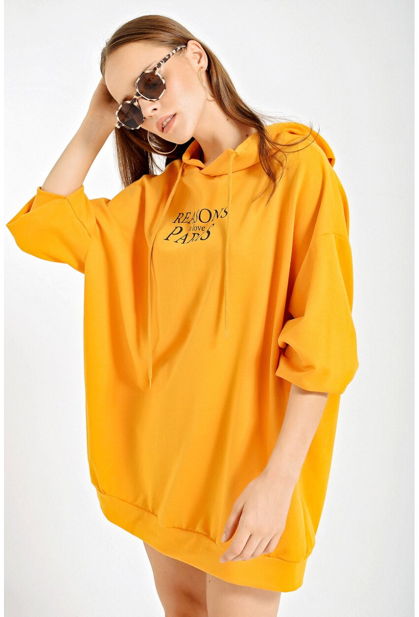 4125 Oversize Sweat Elbise