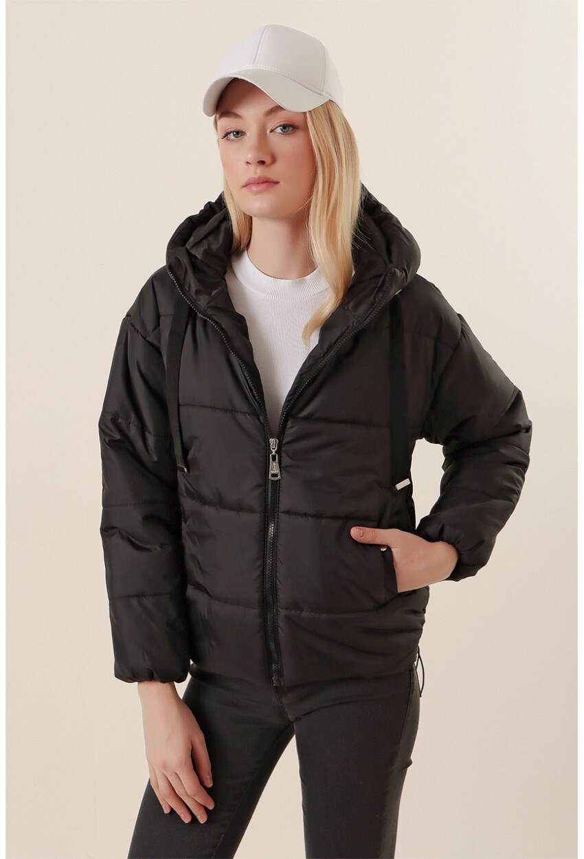 5136 Crop Şişme Mont