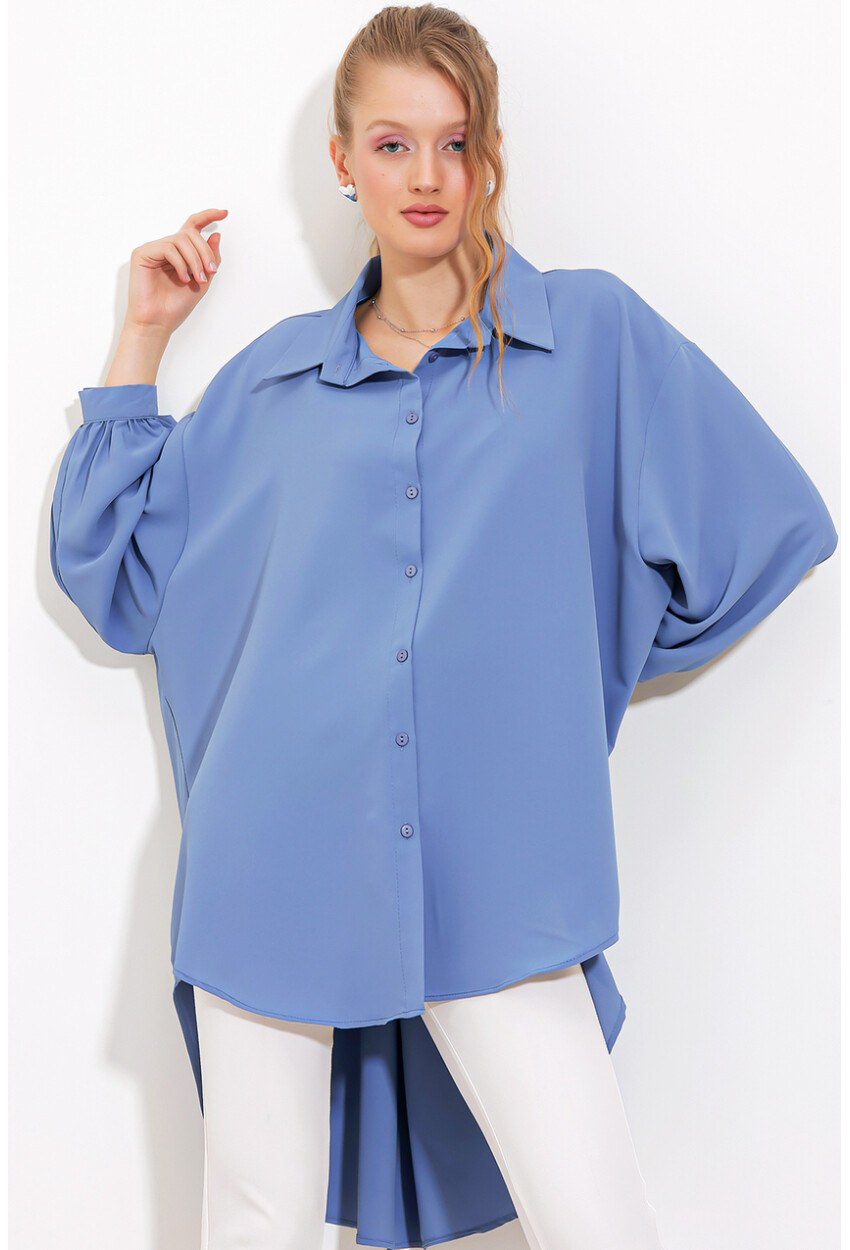 5916 Oversize Gömlek Tunik