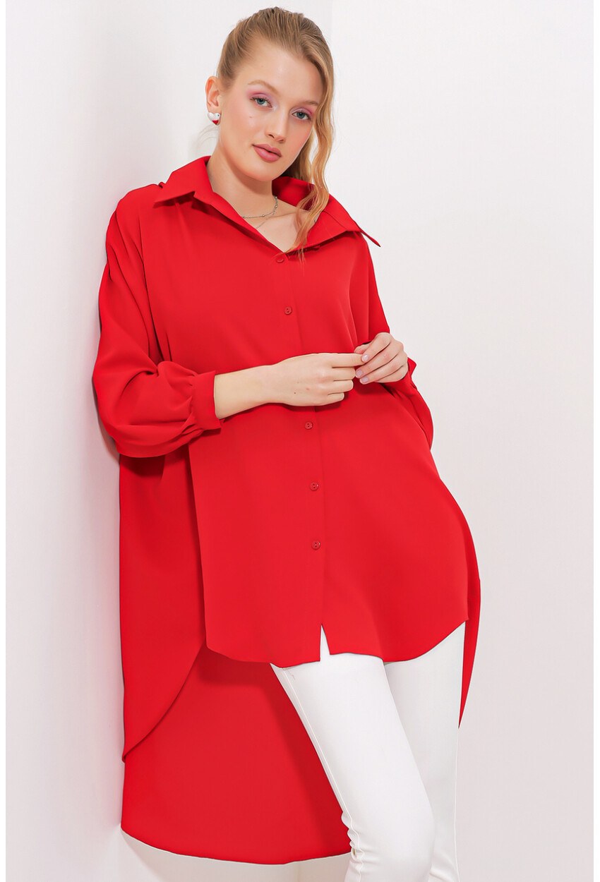 5916 Oversize Gömlek Tunik