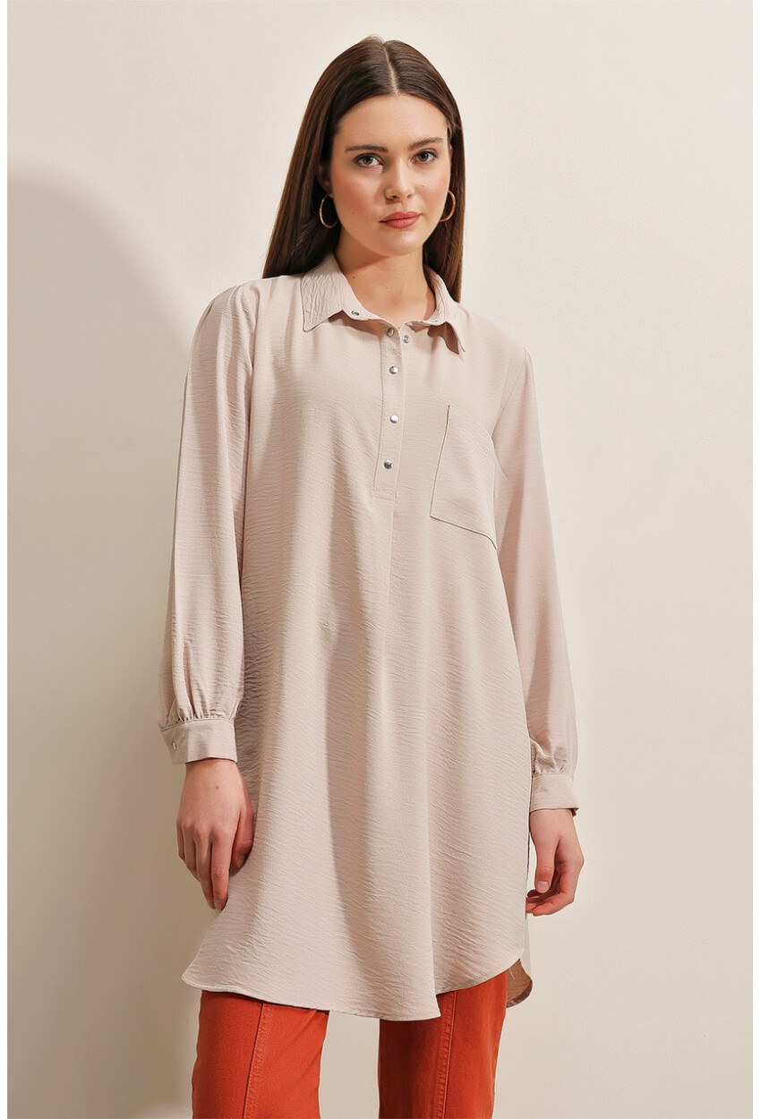 5883 Tek Cepli Tunik