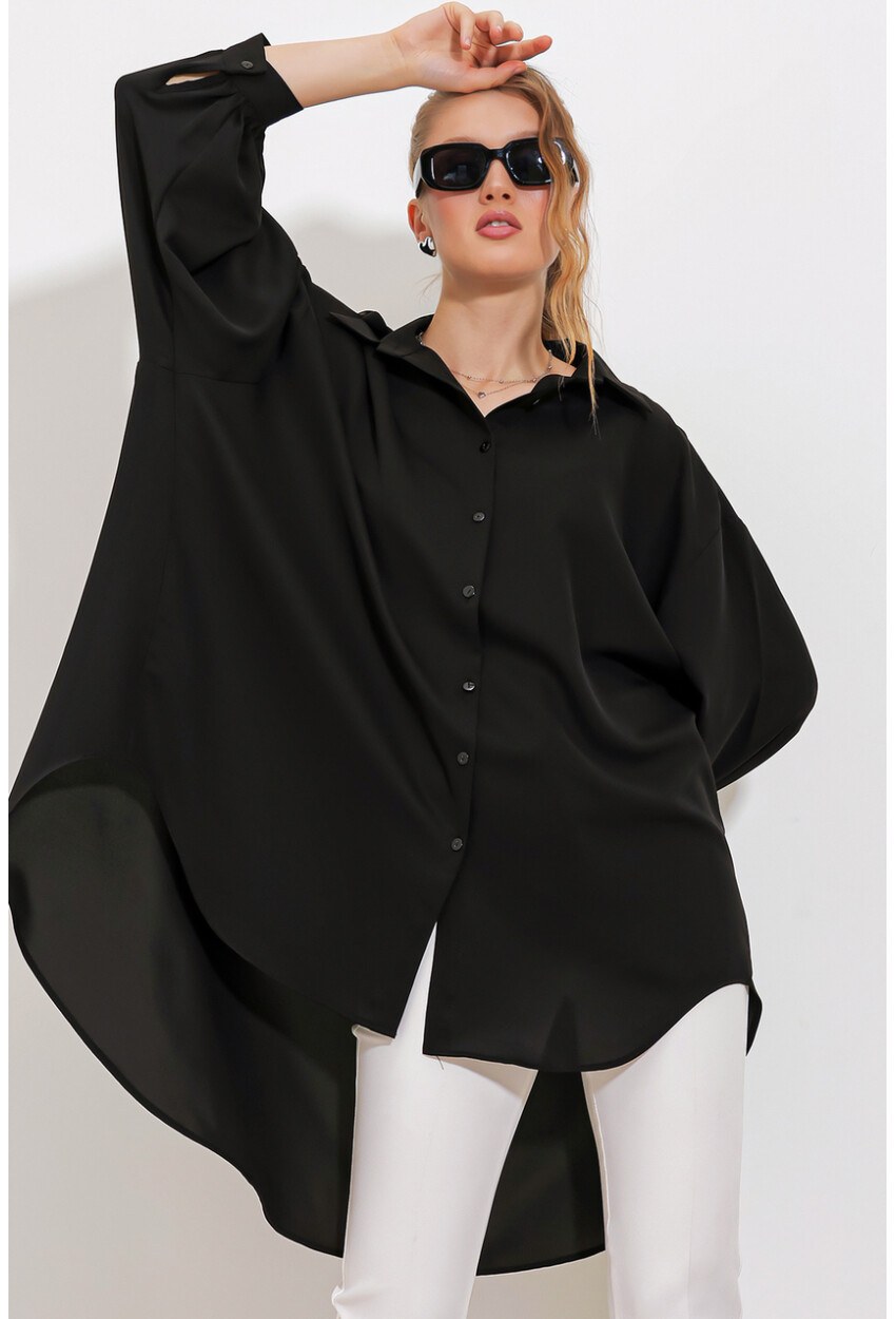 5916 Oversize Gömlek Tunik
