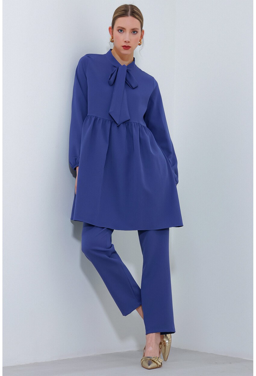 6654 Örme Pantolon Tunik Alt Üst Takım