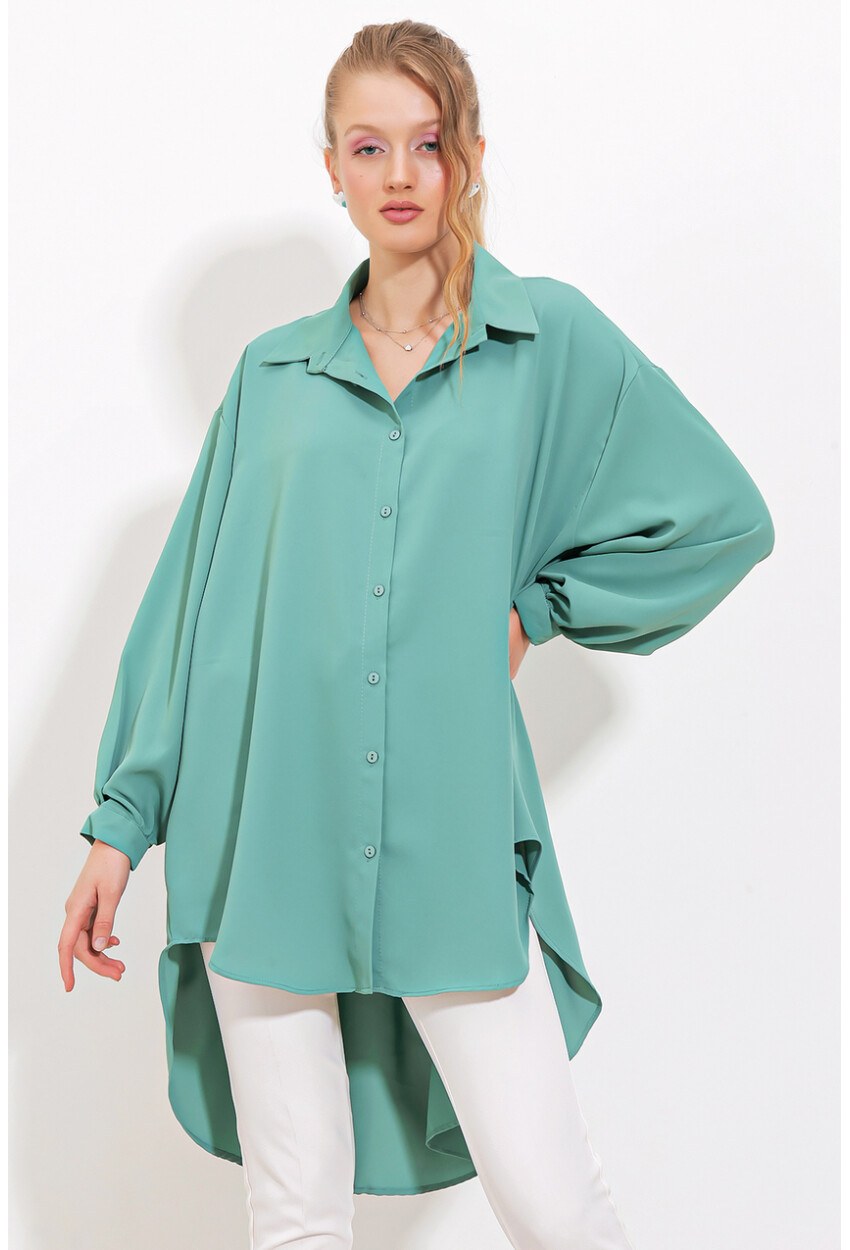 5916 Oversize Gömlek Tunik