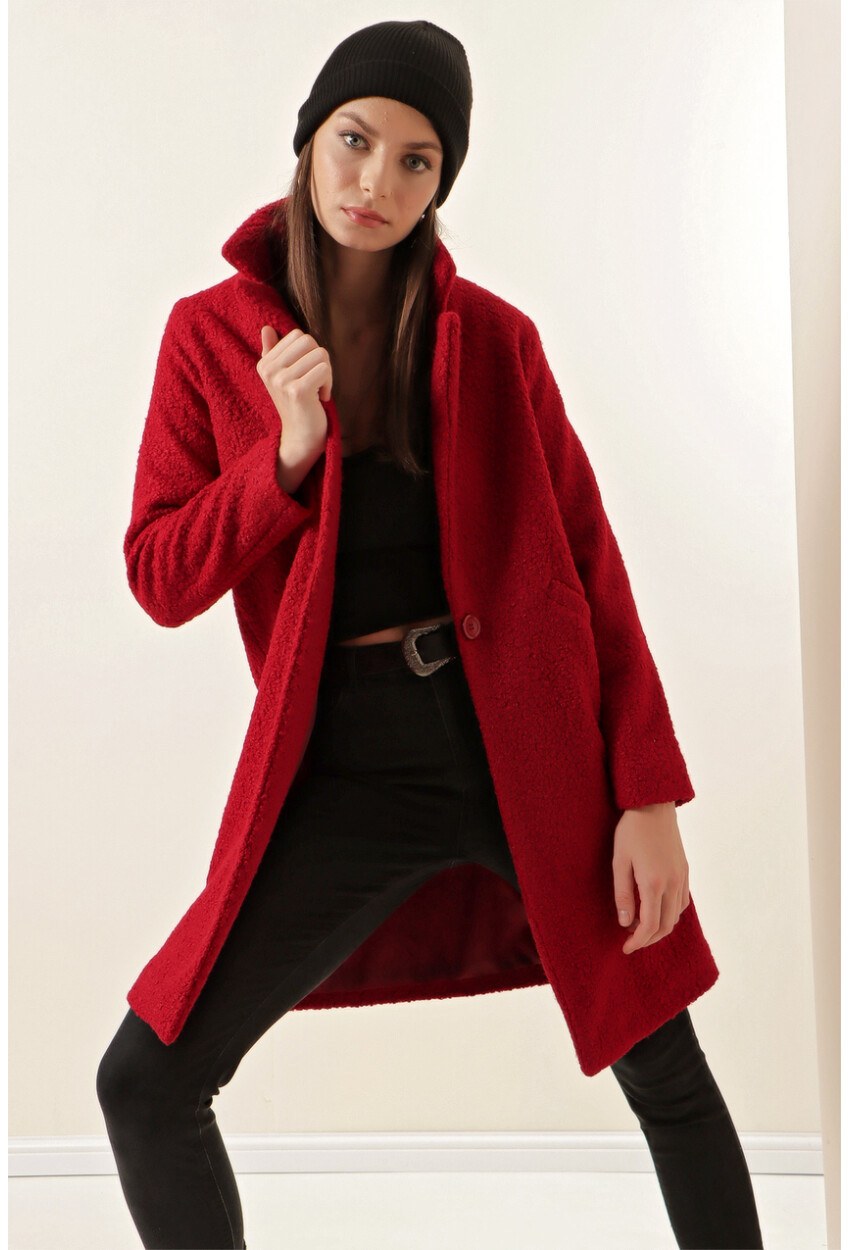 9082 Oversize Kaşe Kaban