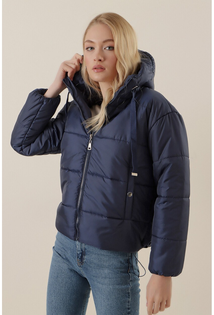 5117 Kapşonlu Şişme Mont