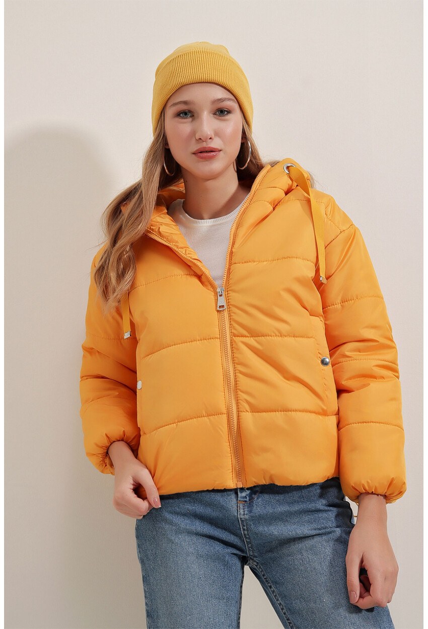 5117 Kapşonlu Şişme Mont