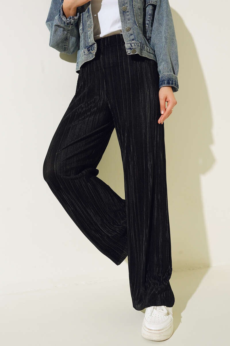 6606 Piliseli Parlak Pantolon
