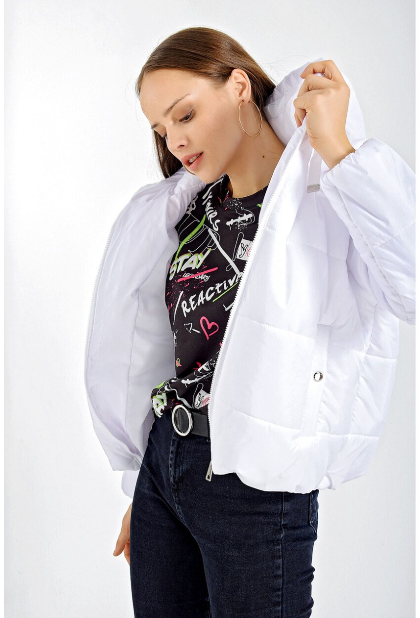 5117 Hooded Puffer Coat
