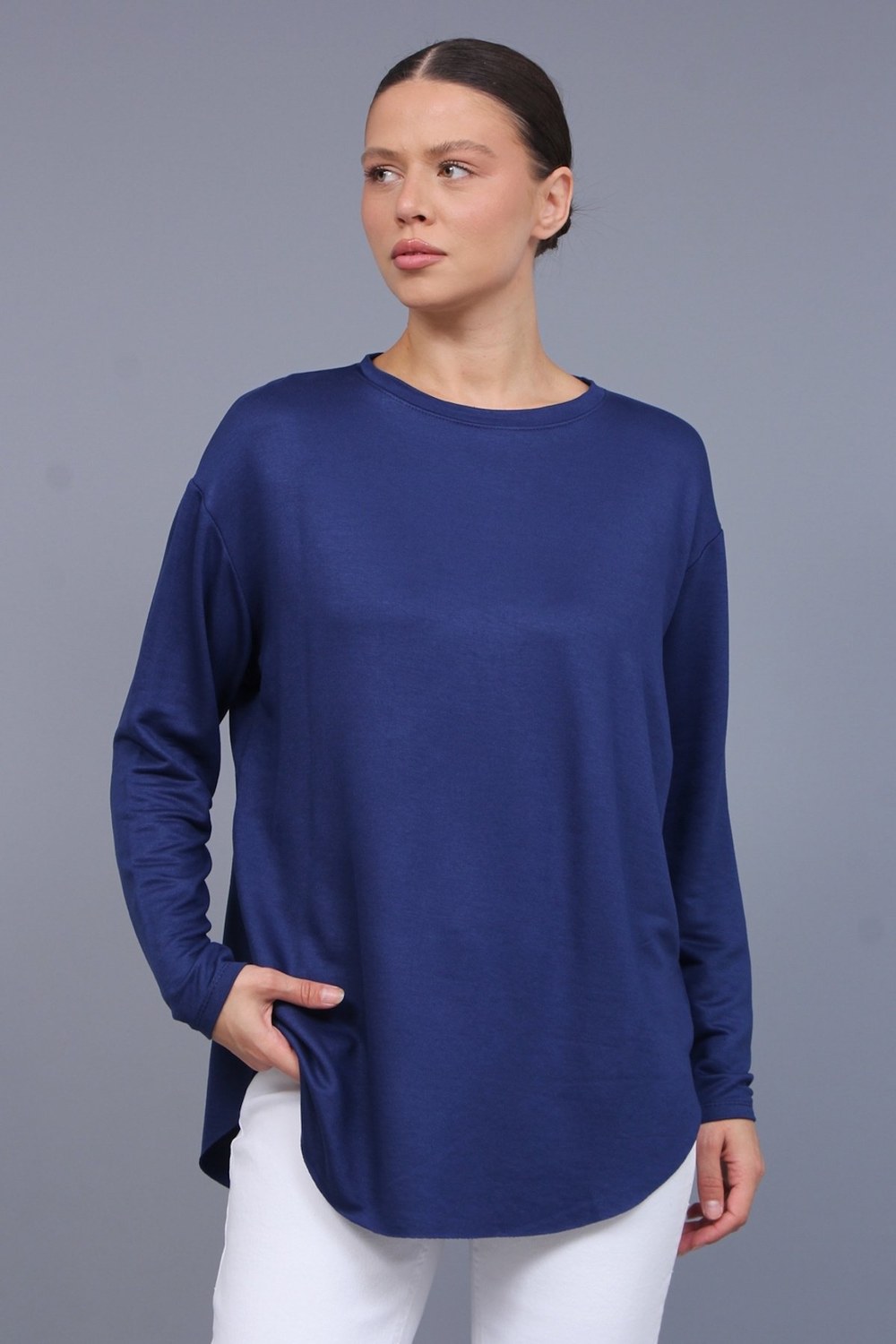 Model Kumaş Yan Detaylı Tunik