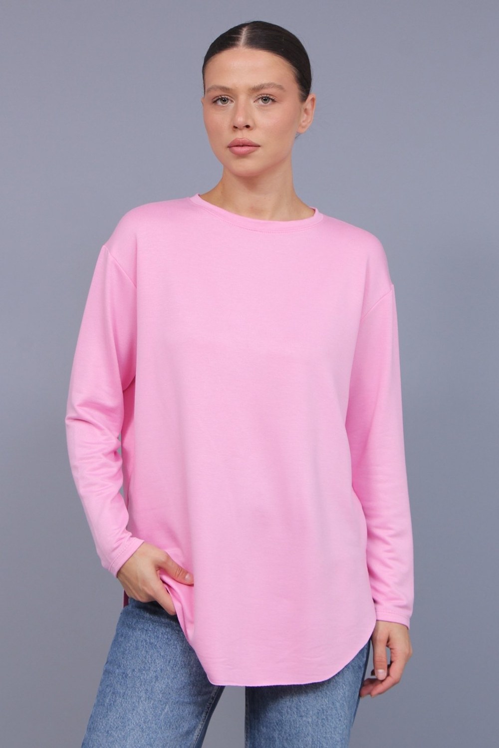Model Kumaş Yan Detaylı Tunik