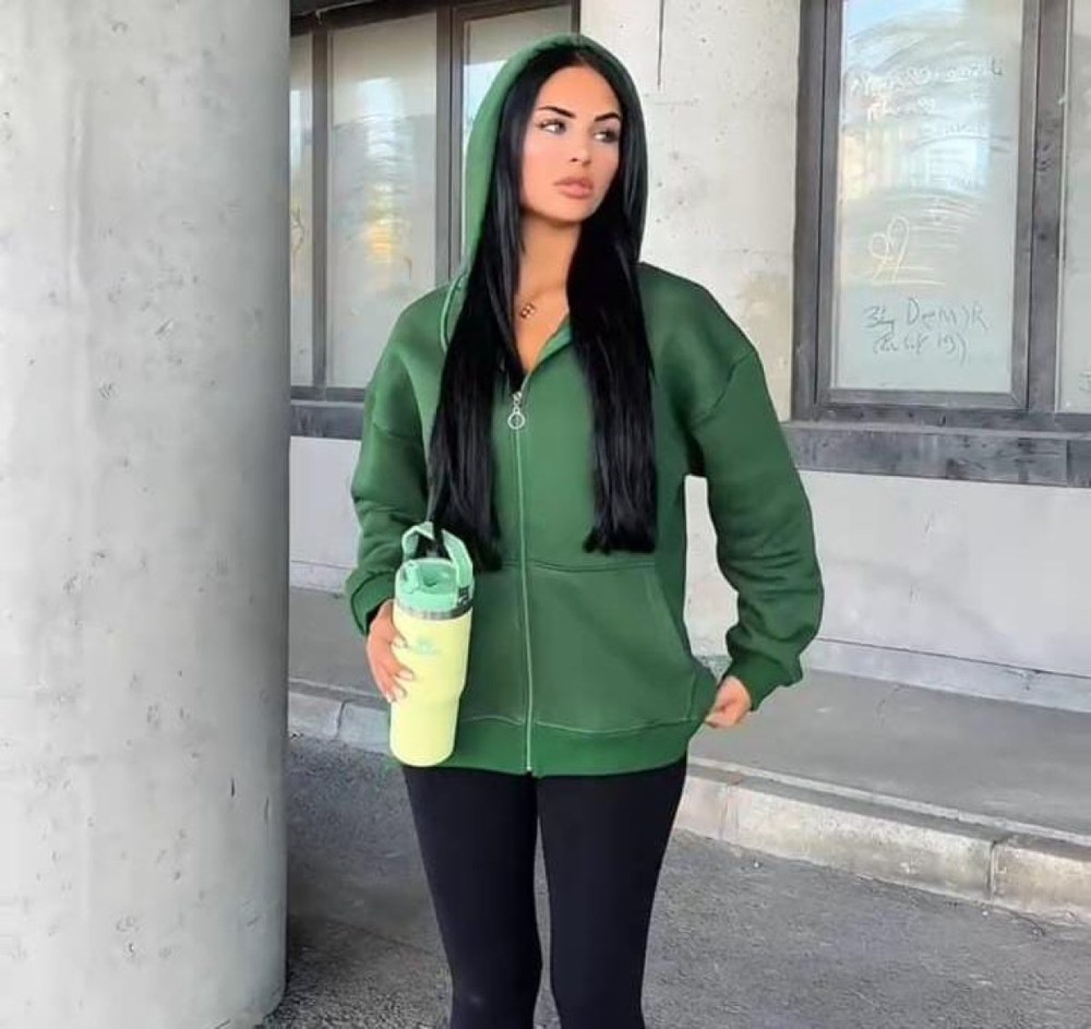 Fermarlı 3iplik Şardonlu Sweat
