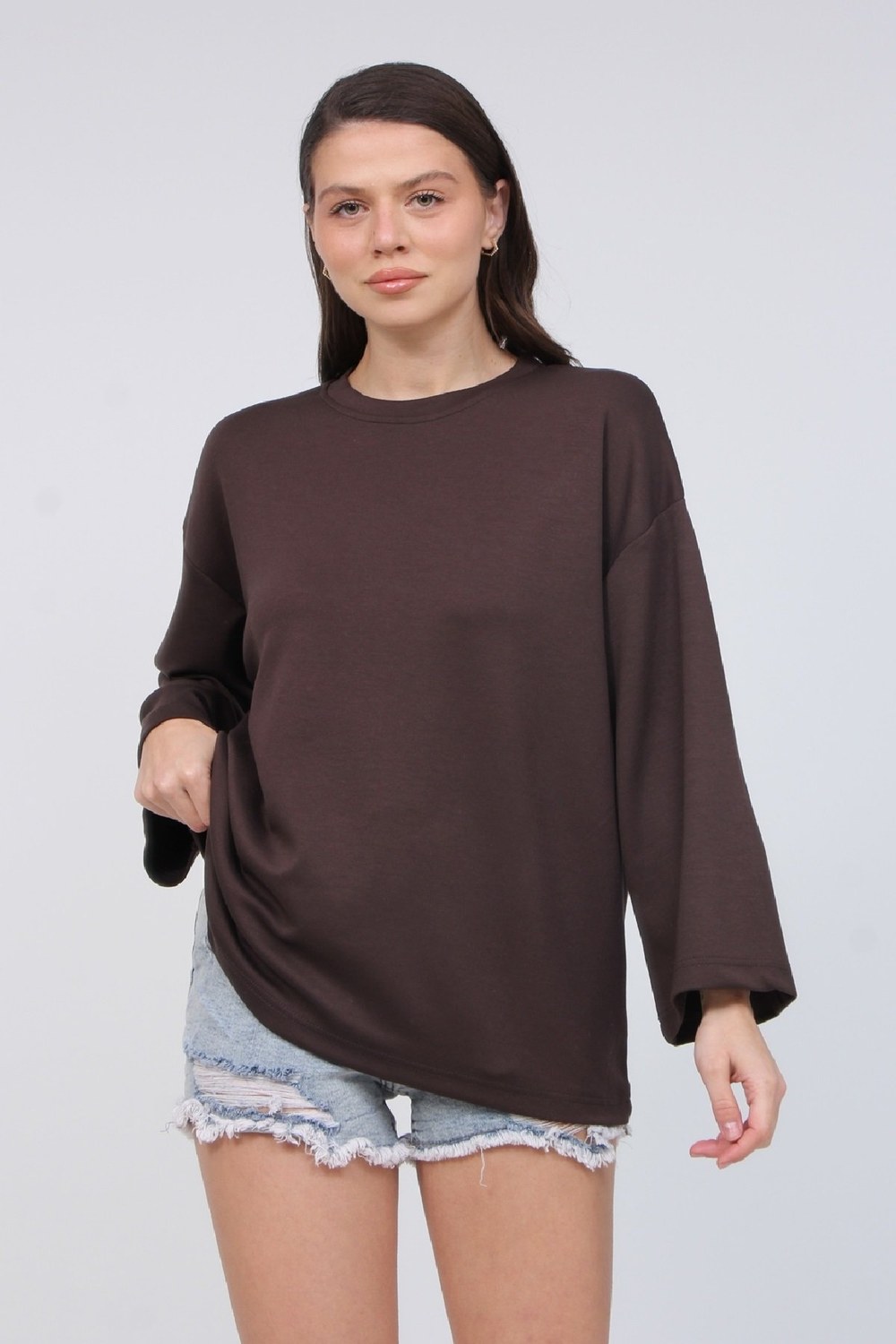Model Kumaş Bol Kol Buluz