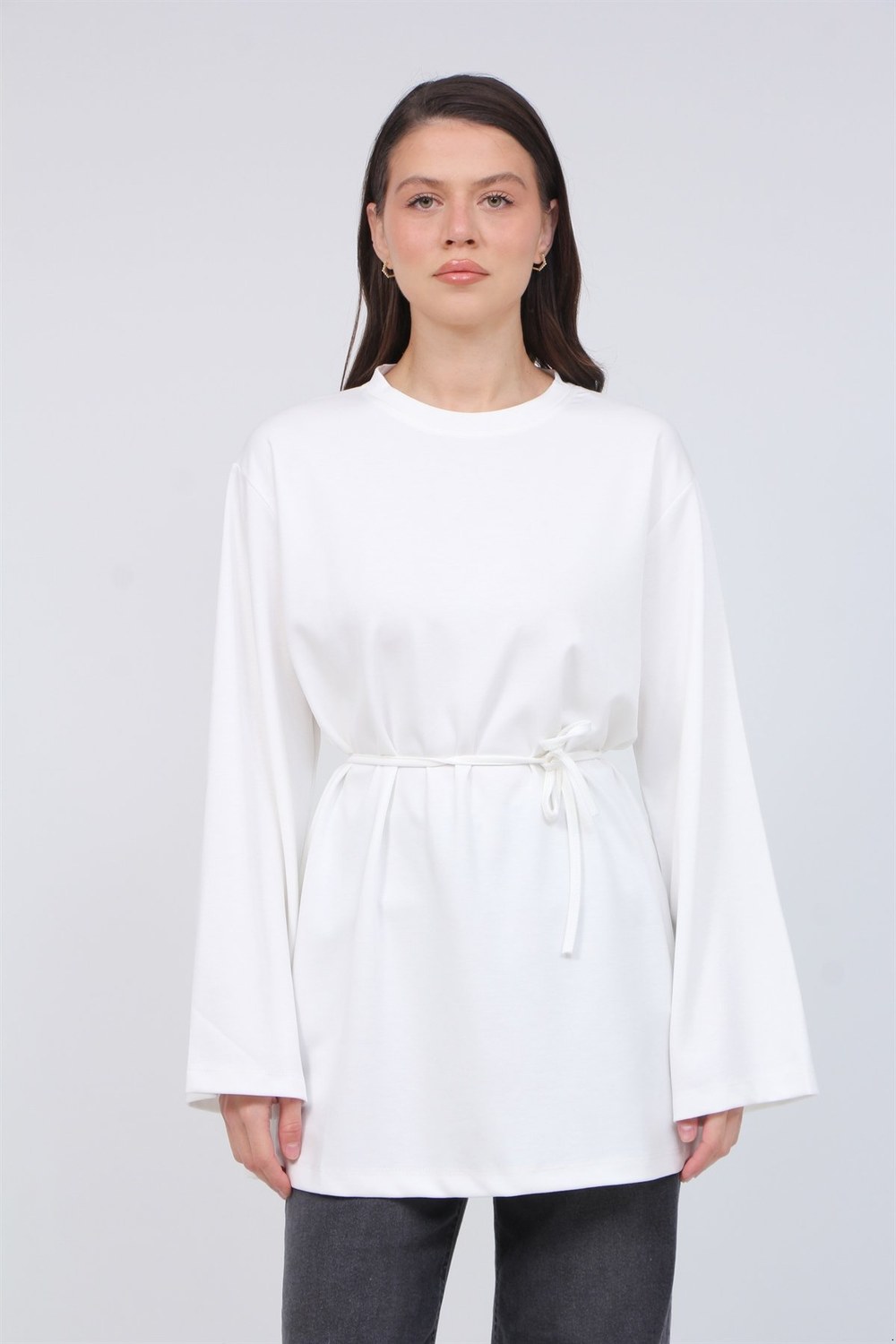 Bağlamalı Model Kumaş Tunik
