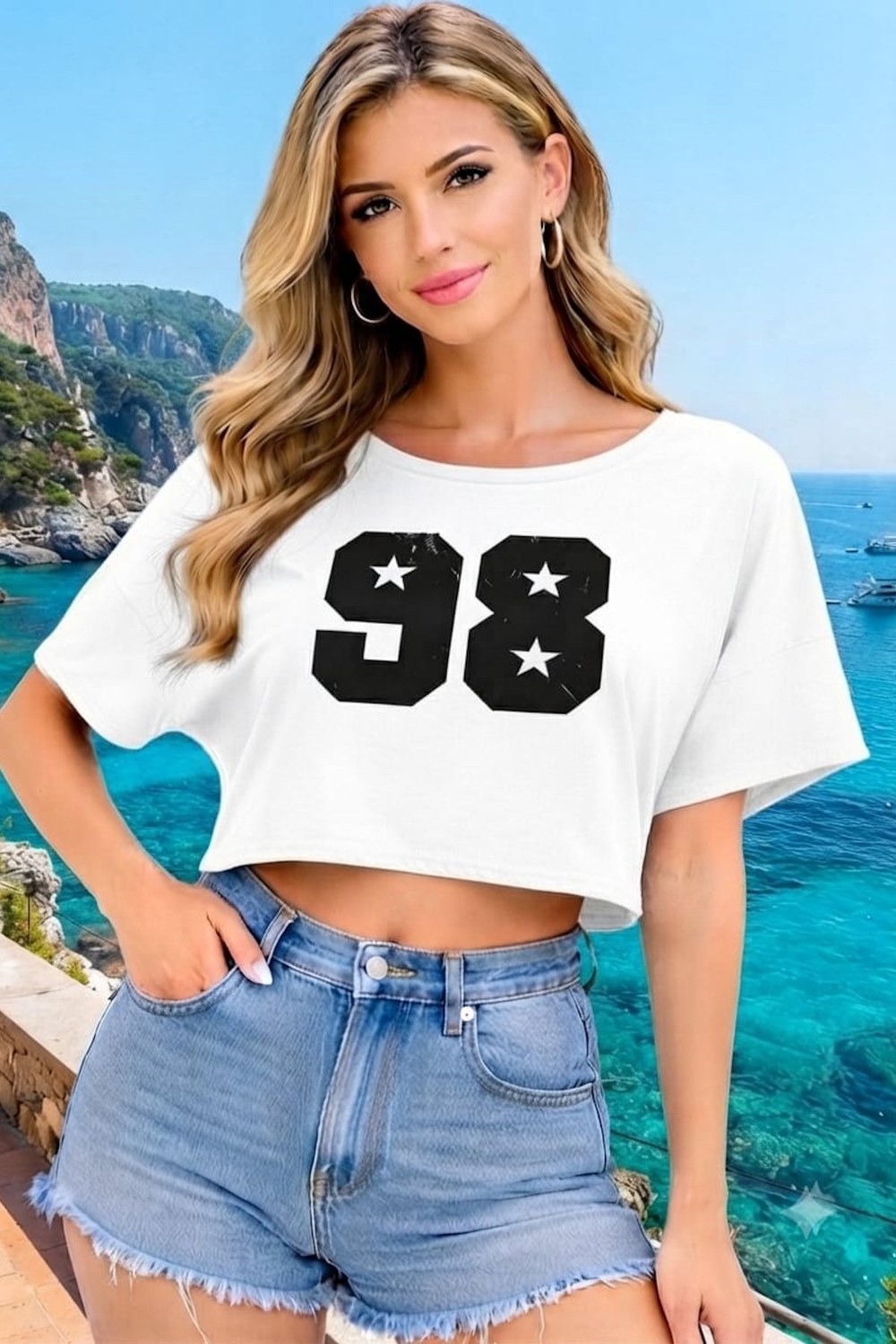 98 Baskılı Tişört